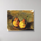 Cezanne - Two Pears Canvas Afdruk (Voorkant)
