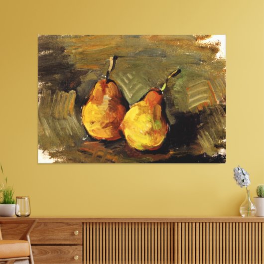 Cezanne - Two Pears Canvas Afdruk (Insitu (Woonkamer))