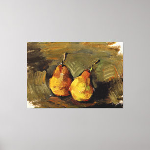 Cezanne - Two Pears Canvas Afdruk