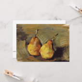 Cezanne - Two Pears Kaart (Voorkant / Achterkant in situ)