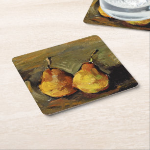 Cezanne - Two Pears Kartonnen Onderzetters