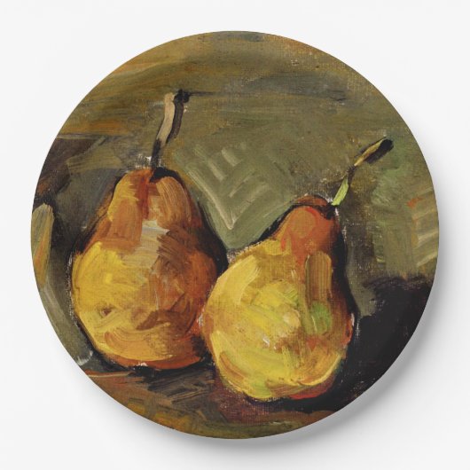 Cezanne - Two Pears Papieren Bordje (Voorkant)