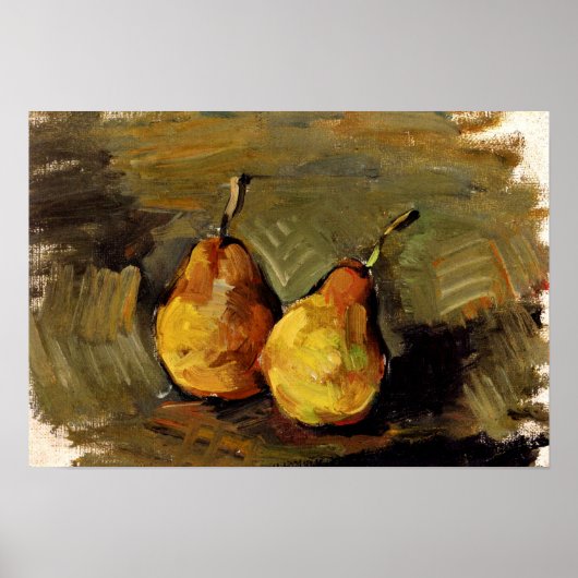 Cezanne - Two Pears Poster (Voorkant)