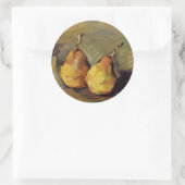 Cezanne - Two Pears Ronde Sticker (Tas)