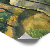 Cézanne - Uitzicht op het Zee in l ' estaque Poster (Hoek)