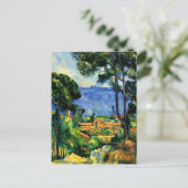 Cezanne - Uitzicht van de Estaque Briefkaart (Staand voorkant)