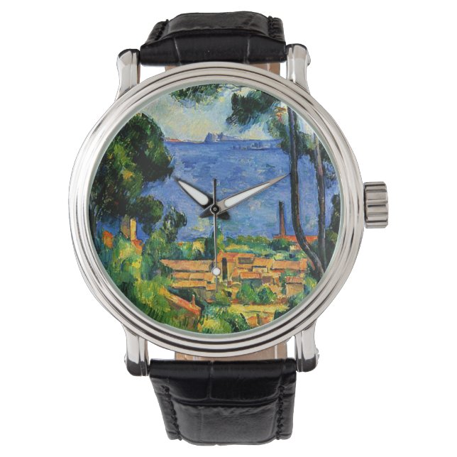 Cezanne - Uitzicht van de Estaque Horloge (Voorkant)