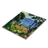 Cezanne - Uitzicht van l'Estaque, Tegeltje (Zijkant)