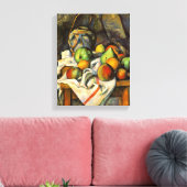 Cezanne Vase Paille  Art Canvas Afdruk (Insitu (Woonkamer))