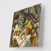 Cezanne Vase Paille  Art Vierkante Klok (Hoek)