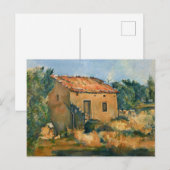 Cezanne - Verlaten huis Briefkaart (Voorkant / Achterkant)