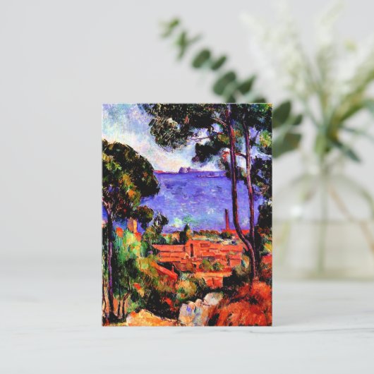 Cezanne - View through the Trees Briefkaart (Staand voorkant)