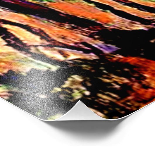 Cezanne - View through the Trees Foto Afdruk (Hoek)