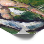 Cézanne - Vijf baders 1878 Poster (Hoek)