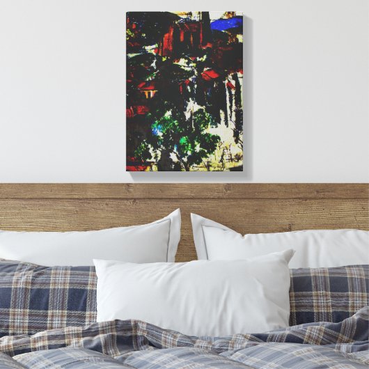 Cezanne Village in Gardanne Canvas Afdruk (Insitu (Slaapkamer))