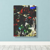 Cezanne Village in Gardanne Canvas Afdruk (Insitu (Houten vloer))