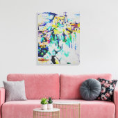 Cezanne Village in Gardanne Canvas Afdruk (Insitu (Woonkamer))