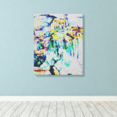 Cezanne Village in Gardanne Canvas Afdruk (Insitu (Houten vloer))