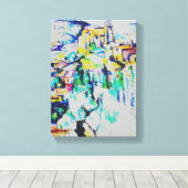 Cezanne Village in Gardanne Canvas Afdruk (Insitu (Houten vloer))