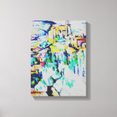 Cezanne Village in Gardanne Canvas Afdruk (Voorkant)