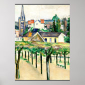 Cezanne - Village Square, fine art Poster (Voorkant)