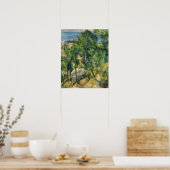 Cézanne - Zeezicht bij L'Estaque Poster (Keuken)
