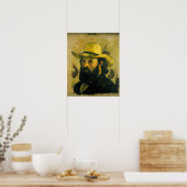 Cézanne - Zelfportret in een Pet Poster (Keuken)