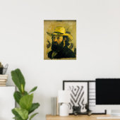 Cézanne - Zelfportret in een Pet Poster (Thuiskantoor)