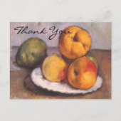 Cézanne's stille leven met Quince, Apples en Pears Briefkaart (Voorkant)
