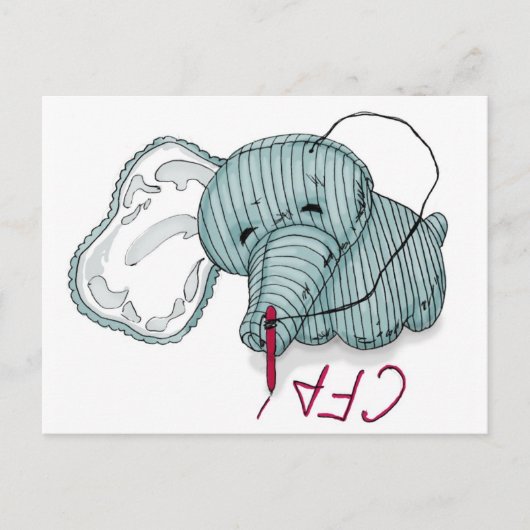 CF4L Hellefant Briefkaart (Voorkant)