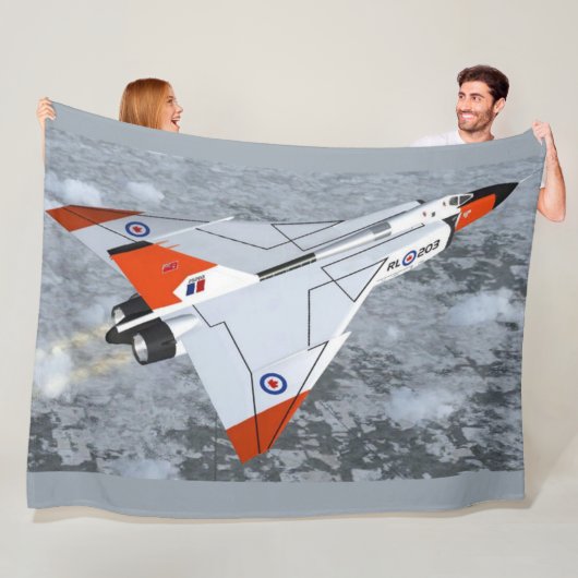 CF-105 ARROW FLEECE DEKEN (In situ)