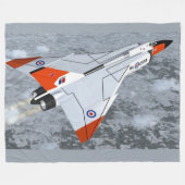 CF-105 ARROW FLEECE DEKEN (Voorkant (Horizontaal))