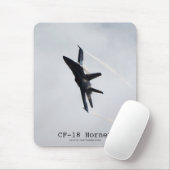 CF-18 Hornet Vliegtuig Mousepad Muismat (Met muis)
