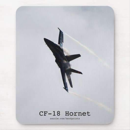 CF-18 Hornet Vliegtuig Mousepad Muismat (Voorkant)