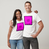 Cf - Chick Flicks Grappige Scheikunde Element Symb T-shirt (Unisex)