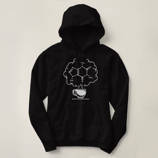 CF Coffee Drink Coffee Science Student Chemist Hoodie (Design voorkant)