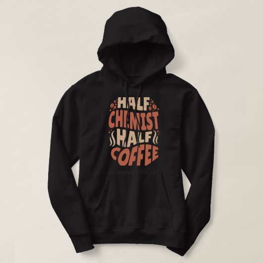 CF Coffee Half Chemist Half Coffee Lovers Hoodie (Design voorkant)