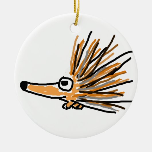 CF- Geweldige Porcupine Ornament (Voorkant)