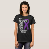 CF My Nephew's Fight Is My Fight Cystic Fibrosis A T-shirt (Voorkant volledig)