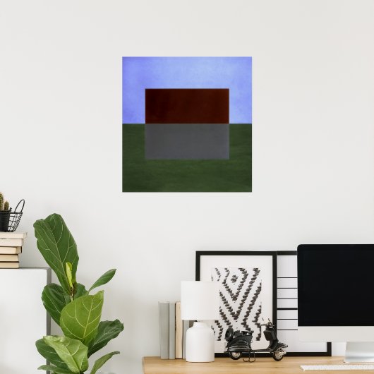 CF-OR.GY/BL.GN001.04 POSTER (Thuiskantoor)