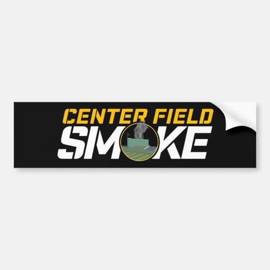 CF Rook Logo ticker Bumpersticker (Voorkant)
