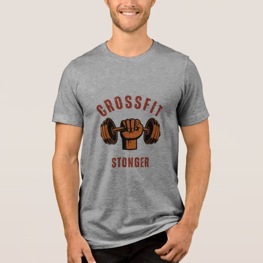 CF Sterk: Gesmeed in de Box Tri-Blend Shirt (Voorkant)