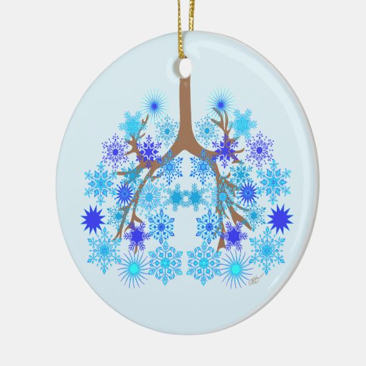 CF Winter Keramisch Ornament (Links)