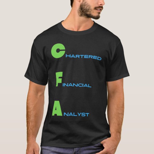 CFA Financial Analyst T-shirt (Voorkant)