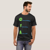 CFA Financial Analyst T-shirt (Voorkant volledig)