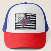 CFHF Navy Flag Trucker Hat Pet (Voorkant)