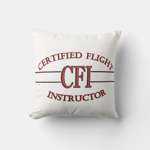 CFI LOGO RED CERTIFIFIFIFIFIED FLIGHT INSTRUCTOR KUSSEN