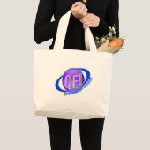 CFI ORB SWOOSH LOGO GECERTIFICEERDE VLIEGINSTRUCTO GROTE TOTE BAG (Voorkant (product))