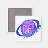 CFI ORB SWOOSH LOGO GECERTIFICEERDE VLIEGINSTRUCTO MAGNEET (Voorkant / Achterkant)