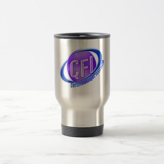CFI ORB SWOOSH LOGO GECERTIFICEERDE VLIEGINSTRUCTO REISBEKER (Center)